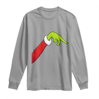 Funny Green Hand Basketball Pointing Meme Long Sleeve Shirt Christmas Holiday Gift