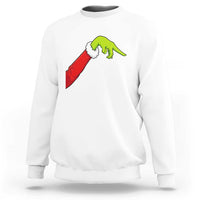 Funny Green Hand Basketball Pointing Meme Sweatshirt Christmas Holiday Gift