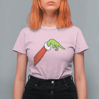 Funny Green Hand Basketball Pointing Meme T Shirt For Women Christmas Holiday Gift
