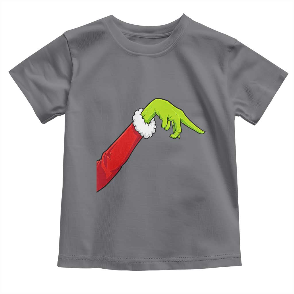 Funny Green Hand Basketball Pointing Meme Toddler T Shirt Christmas Holiday Gift