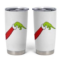 Funny Green Hand Basketball Pointing Meme Tumbler Cup Christmas Holiday Gift
