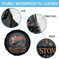 Yellowstone National Park Do Not Pet The Fluffy Cows Spare Tire Cover Amusing Bison Encounter Campsite Toss