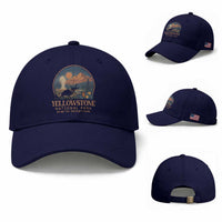Yellowstone National Park Do Not Pet The Fluffy Cows Baseball Cap Amusing Bison Encounter Campsite Toss