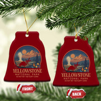 Yellowstone National Park Do Not Pet The Fluffy Cows Ceramic Ornament Amusing Bison Encounter Campsite Toss