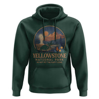 Yellowstone National Park Do Not Pet The Fluffy Cows Hoodie Amusing Bison Encounter Campsite Toss