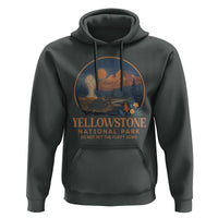 Yellowstone National Park Do Not Pet The Fluffy Cows Hoodie Amusing Bison Encounter Campsite Toss