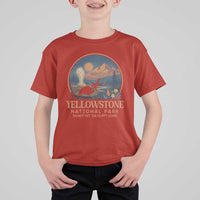 Yellowstone National Park Do Not Pet The Fluffy Cows T Shirt For Kid Amusing Bison Encounter Campsite Toss