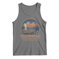 Yellowstone National Park Do Not Pet The Fluffy Cows Tank Top Amusing Bison Encounter Campsite Toss