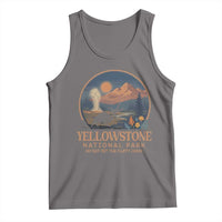 Yellowstone National Park Do Not Pet The Fluffy Cows Tank Top Amusing Bison Encounter Campsite Toss