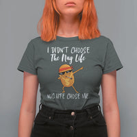 Funny Chicken Nug Life T Shirt For Women The Nug Life Chose Me - Wonder Print Shop