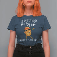 Funny Chicken Nug Life T Shirt For Women The Nug Life Chose Me - Wonder Print Shop