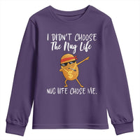 Funny Chicken Nug Life Youth Sweatshirt The Nug Life Chose Me - Wonder Print Shop