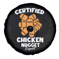 Funny Food Lover Gift Spare Tire Cover Certified Chicken Nugget Expert - Wonder Print Shop