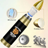 Funny Food Lover Gift Bullet Tumbler Certified Chicken Nugget Expert