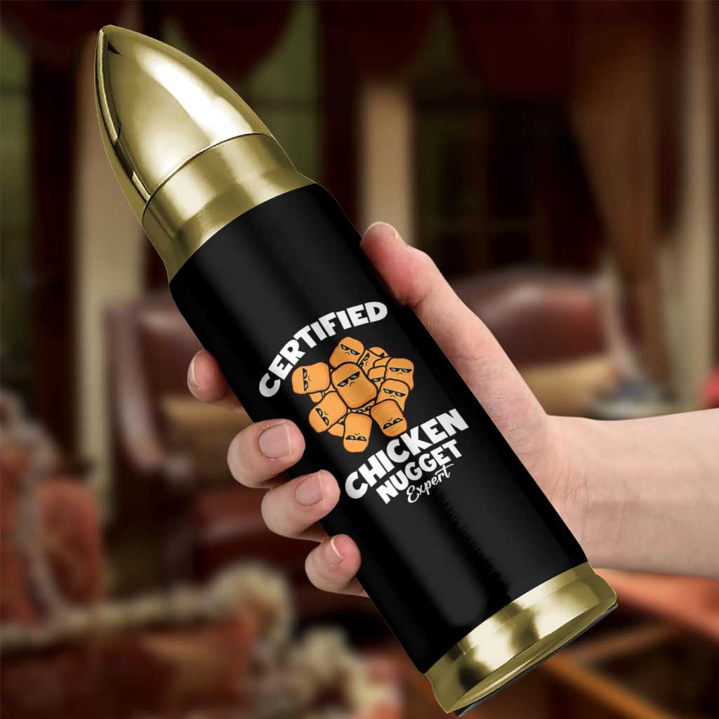 Funny Food Lover Gift Bullet Tumbler Certified Chicken Nugget Expert