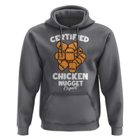 Funny Food Lover Gift Hoodie Certified Chicken Nugget Expert - Wonder Print Shop
