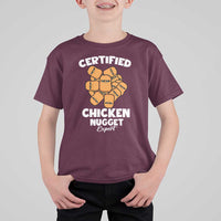 Funny Food Lover Gift T Shirt For Kid Certified Chicken Nugget Expert - Wonder Print Shop