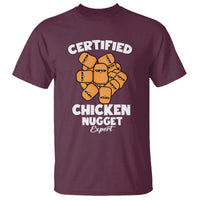 Funny Food Lover Gift T Shirt Certified Chicken Nugget Expert - Wonder Print Shop