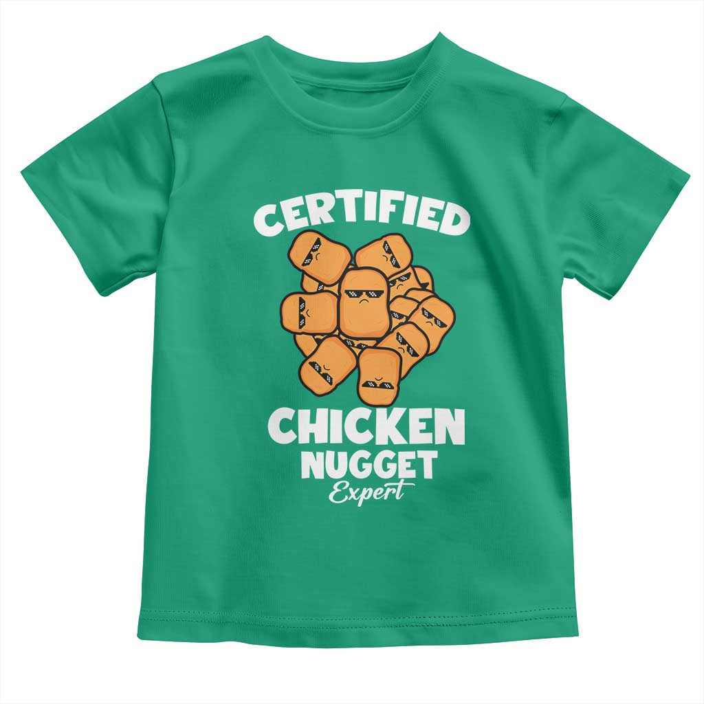 Funny Food Lover Gift Toddler T Shirt Certified Chicken Nugget Expert - Wonder Print Shop