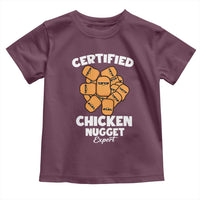 Funny Food Lover Gift Toddler T Shirt Certified Chicken Nugget Expert - Wonder Print Shop