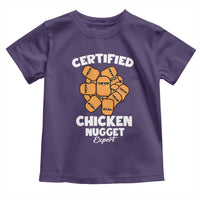 Funny Food Lover Gift Toddler T Shirt Certified Chicken Nugget Expert - Wonder Print Shop