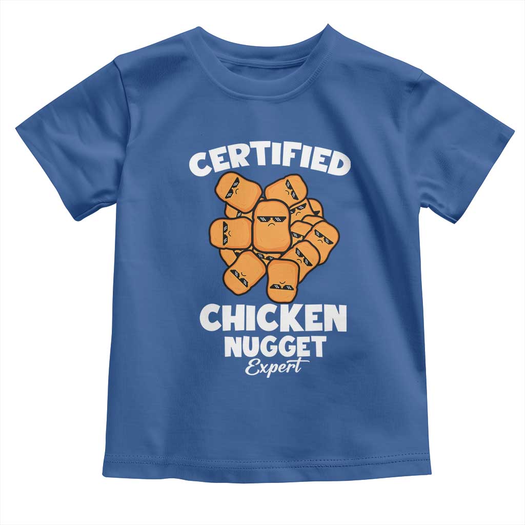 Funny Food Lover Gift Toddler T Shirt Certified Chicken Nugget Expert - Wonder Print Shop