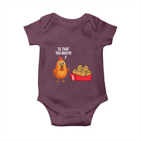 Funny Chicken Nuggets Lover Baby Onesie Is That You Bro - Wonder Print Shop