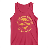My Favorite Dinosaur Is The Nugget Tank Top Funny Food Lover Gift - Wonder Print Shop