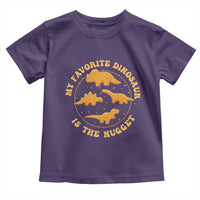 My Favorite Dinosaur Is The Nugget Toddler T Shirt Funny Food Lover Gift - Wonder Print Shop