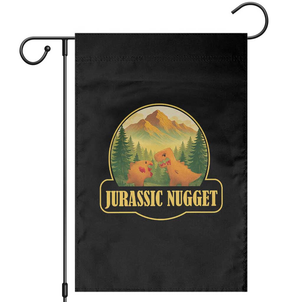 Jurassic Nugget World Dino Garden Flag Nugget Lover Gift - Wonder Print Shop