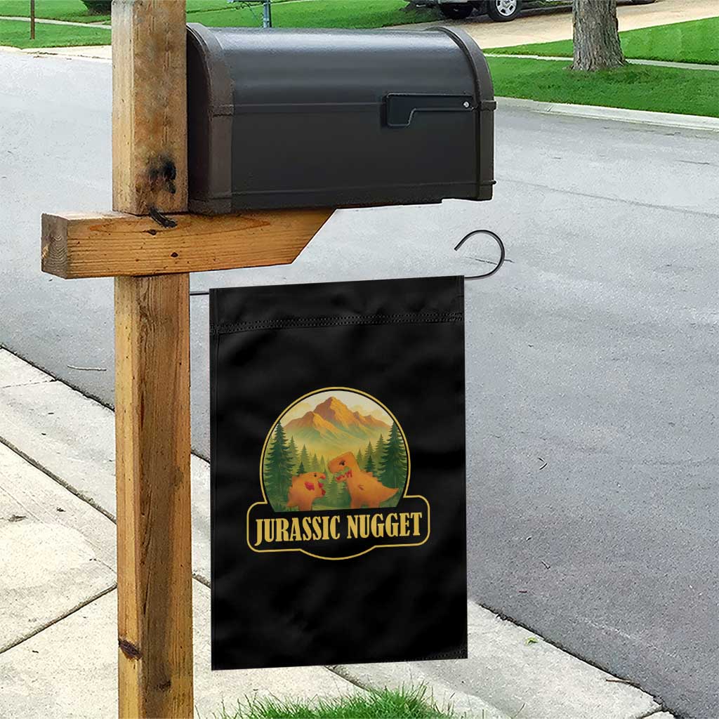Jurassic Nugget World Dino Garden Flag Nugget Lover Gift - Wonder Print Shop