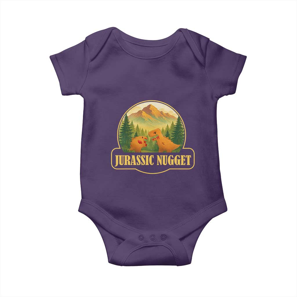 Jurassic Nugget World Dino Baby Onesie Nugget Lover Gift - Wonder Print Shop