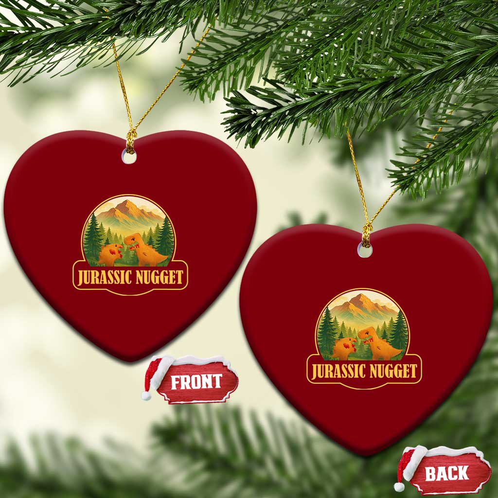 Jurassic Nugget World Dino Ceramic Ornament Nugget Lover Gift - Wonder Print Shop