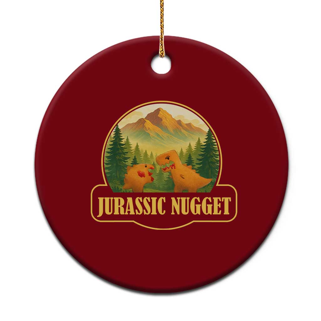 Jurassic Nugget World Dino Ceramic Ornament Nugget Lover Gift - Wonder Print Shop