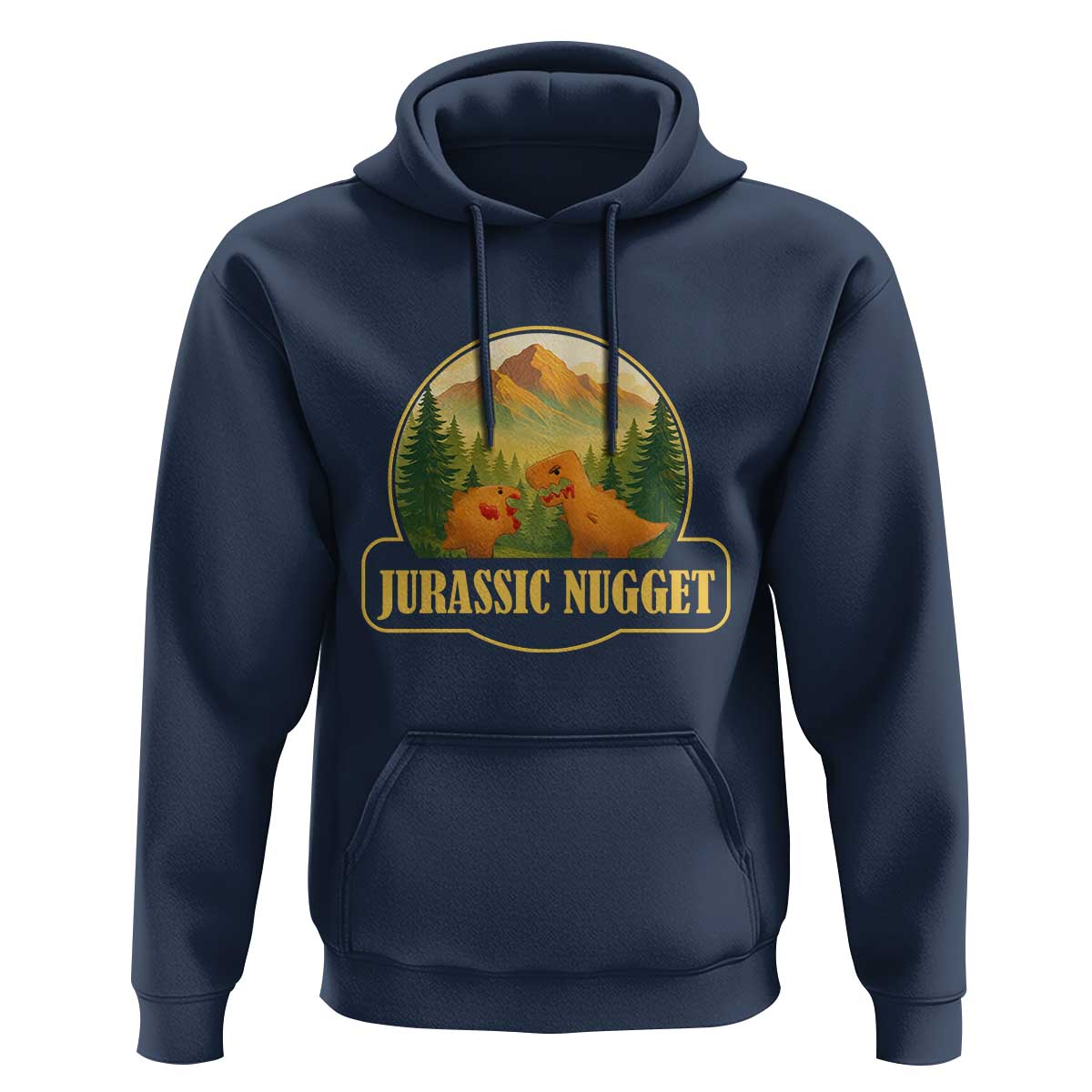 Jurassic Nugget World Dino Hoodie Nugget Lover Gift - Wonder Print Shop