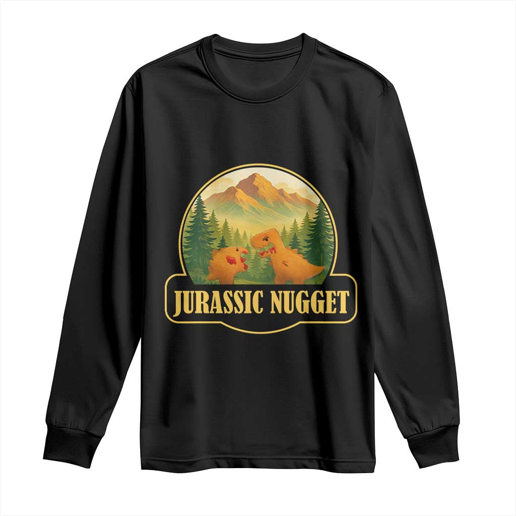 Jurassic Nugget World Dino Long Sleeve Shirt Nugget Lover Gift - Wonder Print Shop