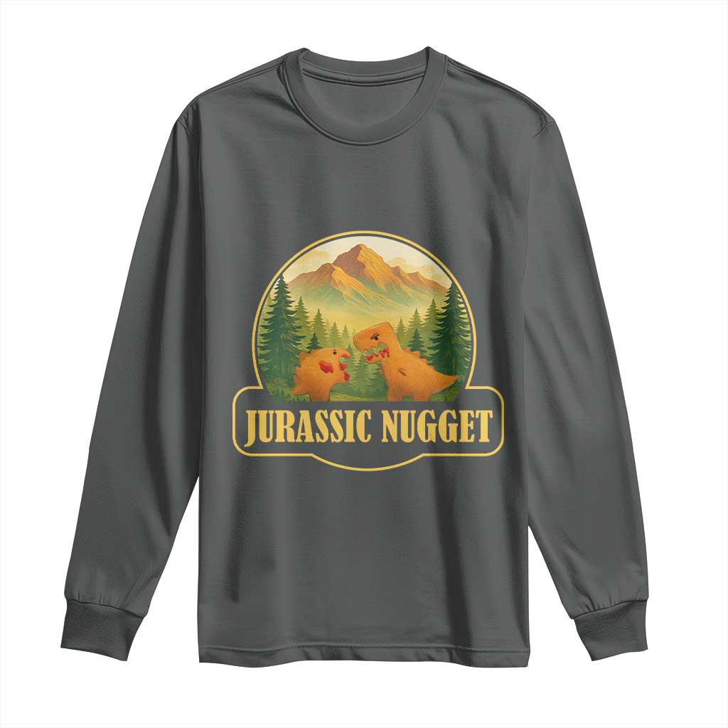 Jurassic Nugget World Dino Long Sleeve Shirt Nugget Lover Gift - Wonder Print Shop
