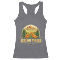Jurassic Nugget World Dino Racerback Tank Top Nugget Lover Gift - Wonder Print Shop