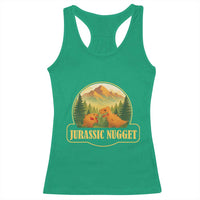 Jurassic Nugget World Dino Racerback Tank Top Nugget Lover Gift - Wonder Print Shop