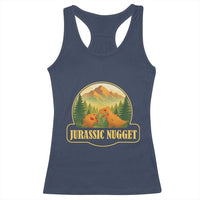 Jurassic Nugget World Dino Racerback Tank Top Nugget Lover Gift - Wonder Print Shop