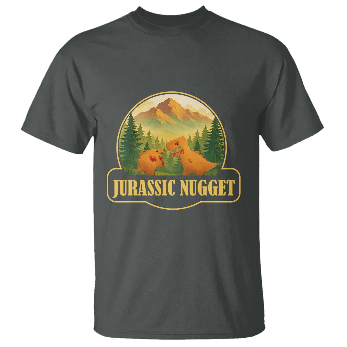 Jurassic Nugget World Dino T Shirt Nugget Lover Gift - Wonder Print Shop