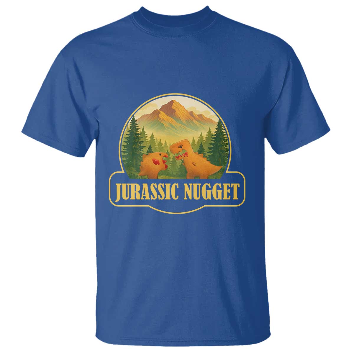 Jurassic Nugget World Dino T Shirt Nugget Lover Gift - Wonder Print Shop