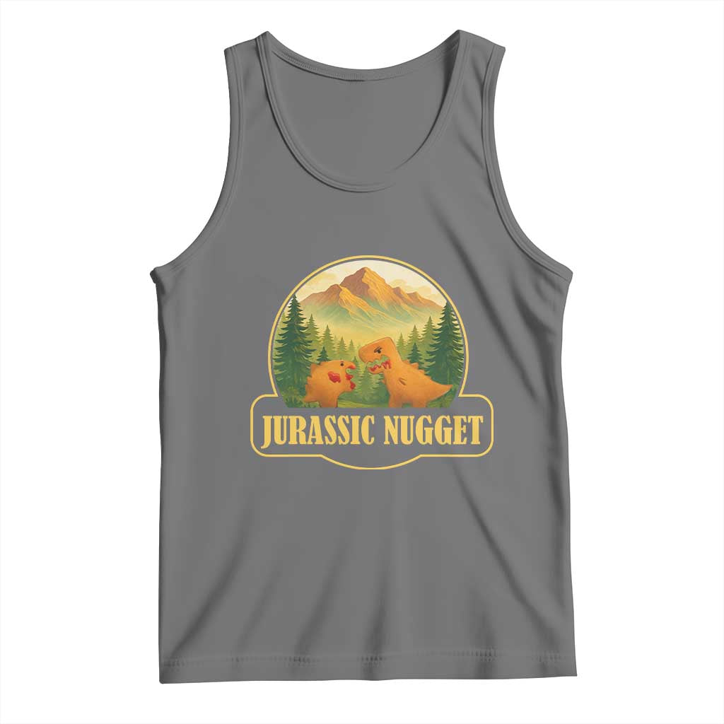 Jurassic Nugget World Dino Tank Top Nugget Lover Gift - Wonder Print Shop