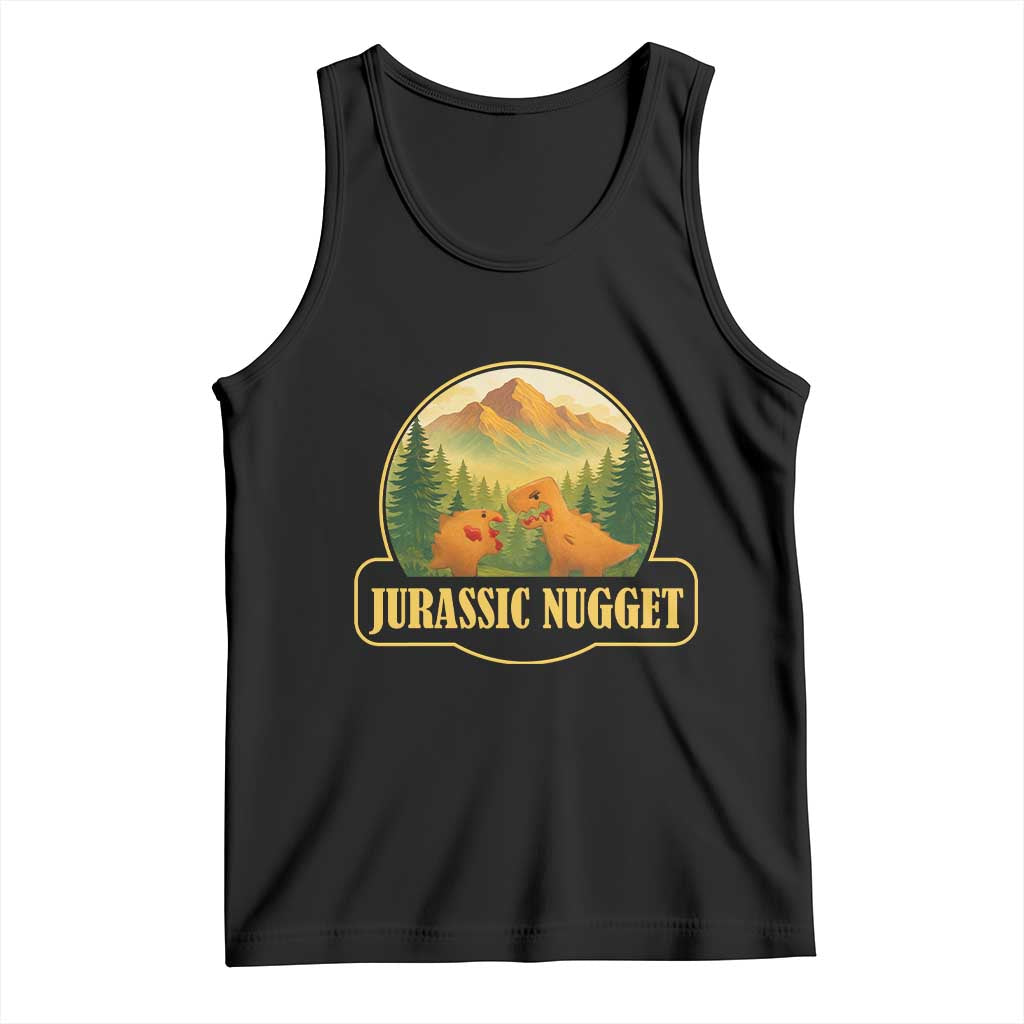 Jurassic Nugget World Dino Tank Top Nugget Lover Gift - Wonder Print Shop