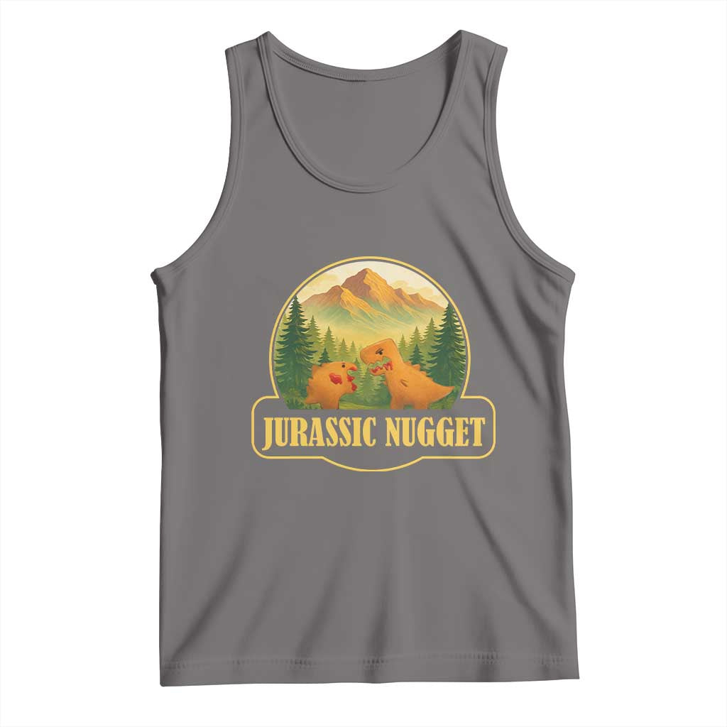 Jurassic Nugget World Dino Tank Top Nugget Lover Gift - Wonder Print Shop