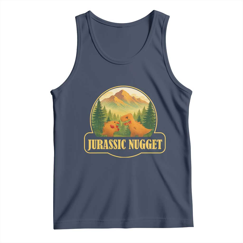 Jurassic Nugget World Dino Tank Top Nugget Lover Gift - Wonder Print Shop