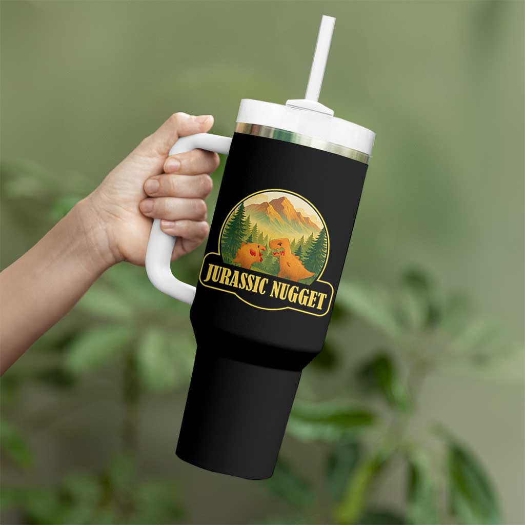 Jurassic Nugget World Dino Tumbler With Handle Nugget Lover Gift