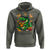 Funny Dinosaur Eating Chicken Nuggets Hoodie Food Lover Gift - Wonder Print Shop