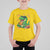 Funny Dinosaur Eating Chicken Nuggets T Shirt For Kid Food Lover Gift - Wonder Print Shop