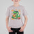 Funny Dinosaur Eating Chicken Nuggets T Shirt For Kid Food Lover Gift - Wonder Print Shop